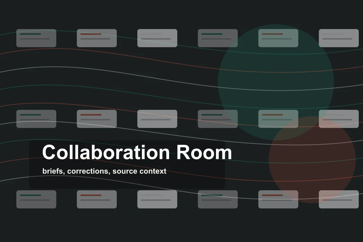 Collaborative planning table with website and campaign sketches.